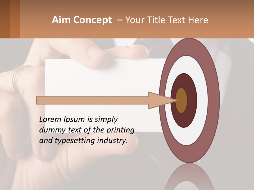 Chief Hand Communication PowerPoint Template