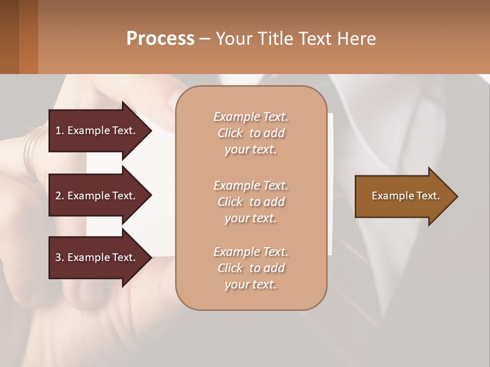 Chief Hand Communication PowerPoint Template