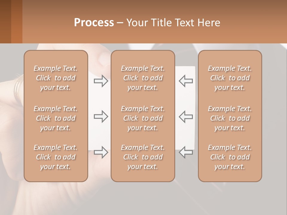 Chief Hand Communication PowerPoint Template