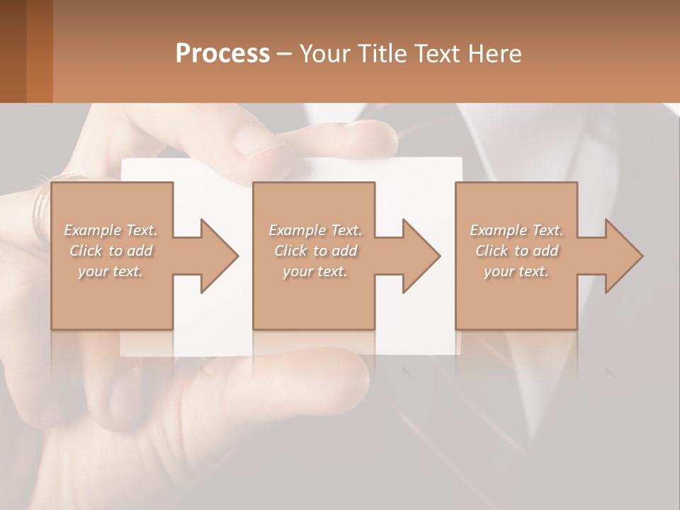 Chief Hand Communication PowerPoint Template