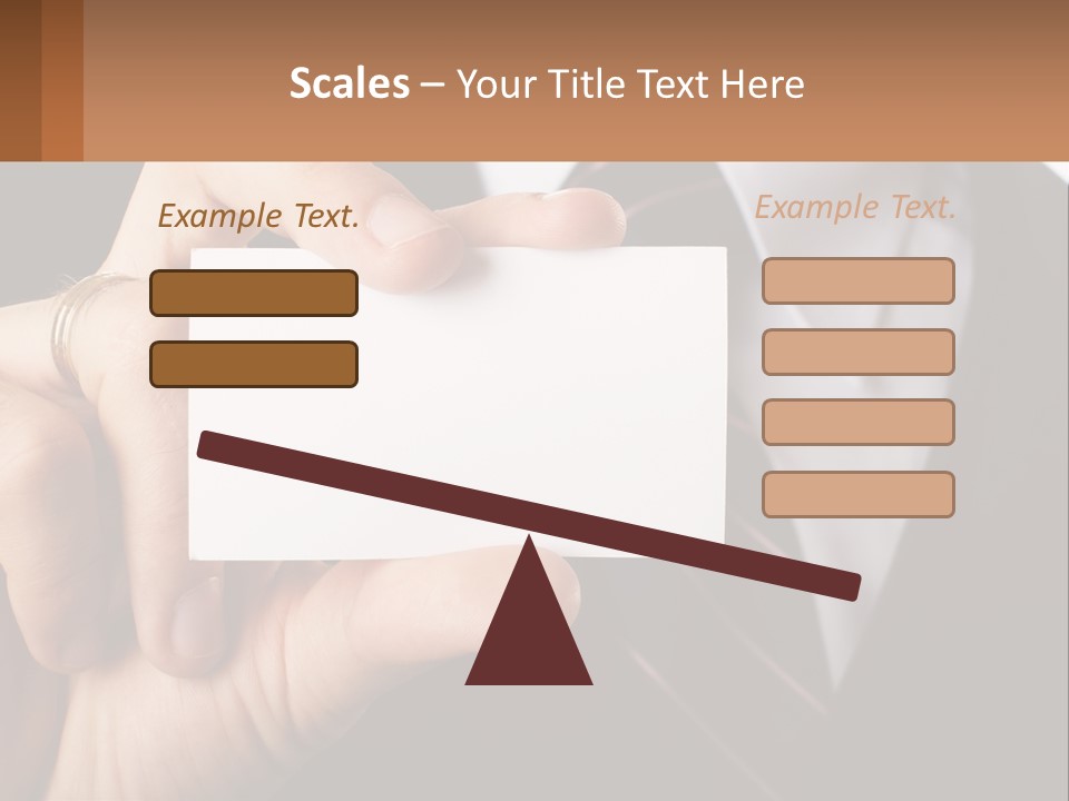 Chief Hand Communication PowerPoint Template