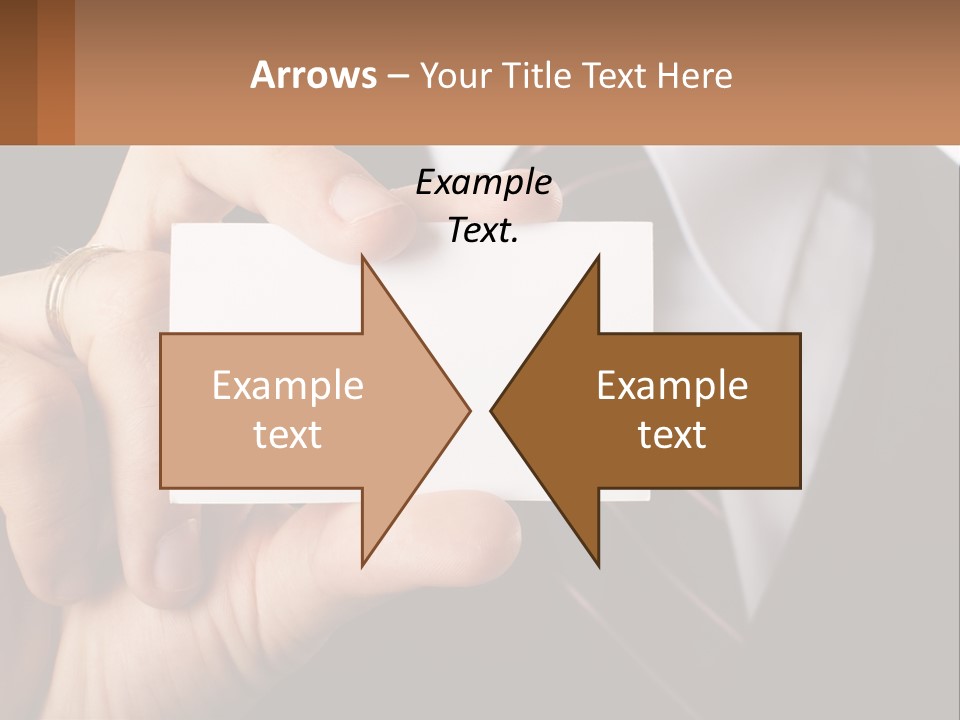 Chief Hand Communication PowerPoint Template