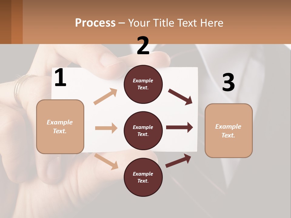 Chief Hand Communication PowerPoint Template
