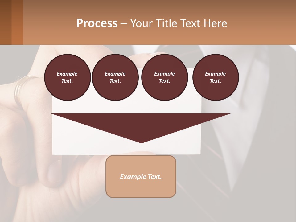 Chief Hand Communication PowerPoint Template