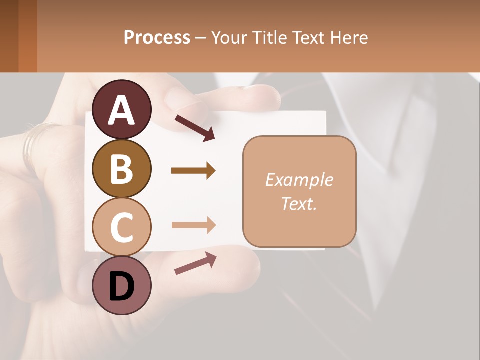 Chief Hand Communication PowerPoint Template