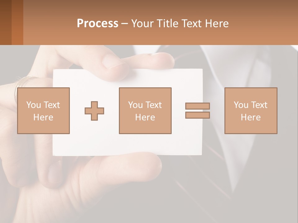 Chief Hand Communication PowerPoint Template