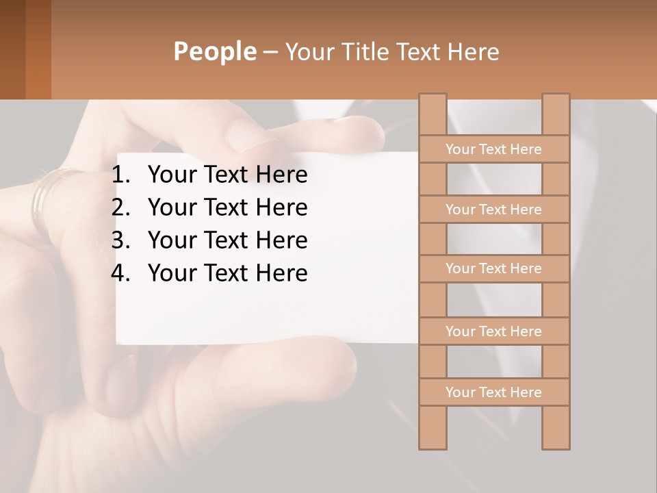 Chief Hand Communication PowerPoint Template