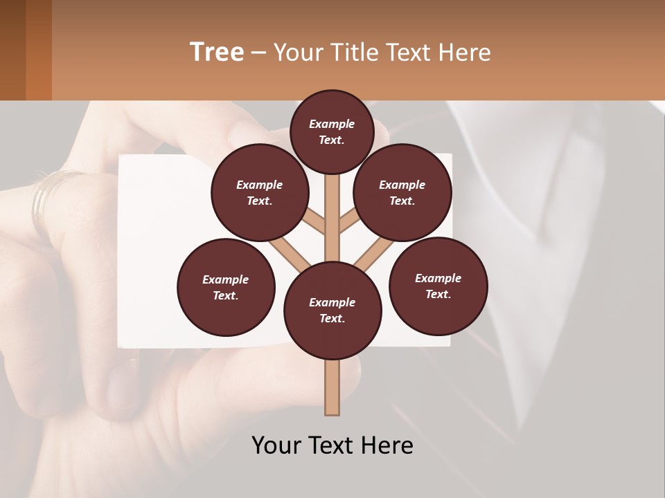 Chief Hand Communication PowerPoint Template