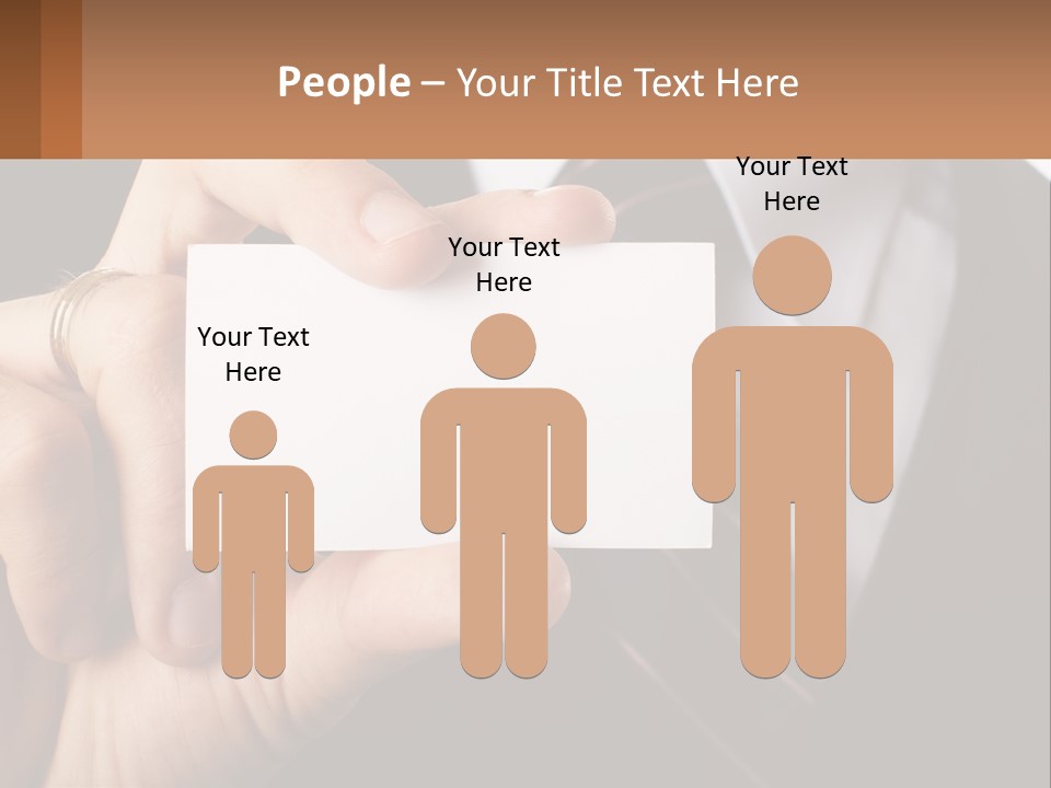 Chief Hand Communication PowerPoint Template