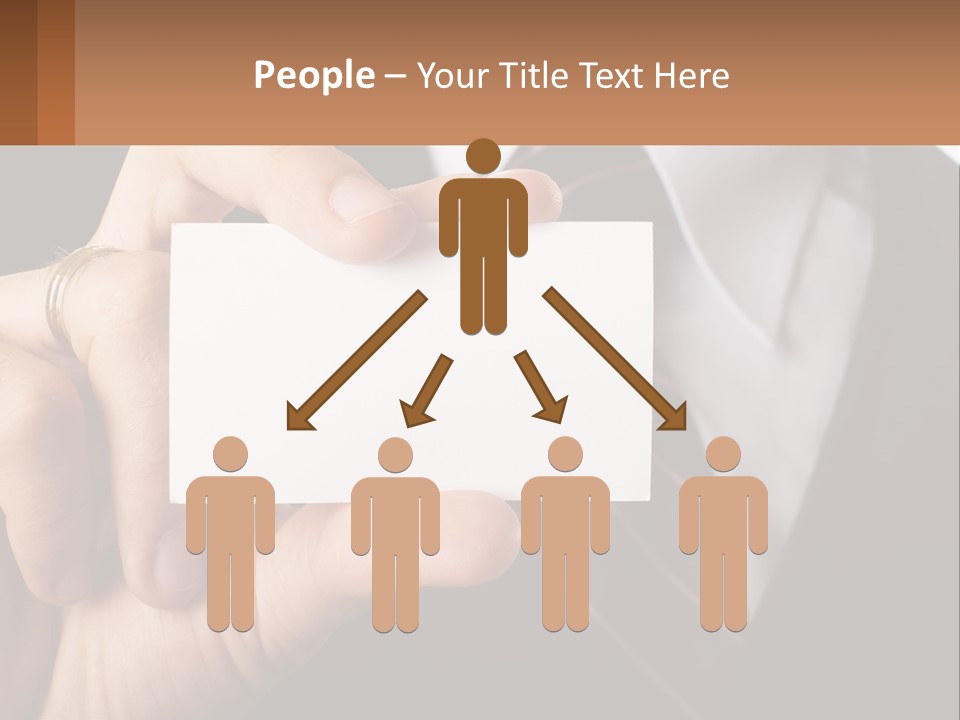 Chief Hand Communication PowerPoint Template