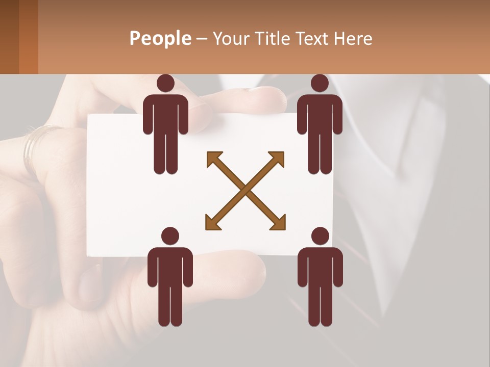 Chief Hand Communication PowerPoint Template
