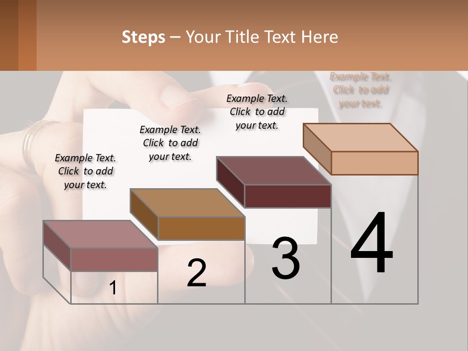 Chief Hand Communication PowerPoint Template