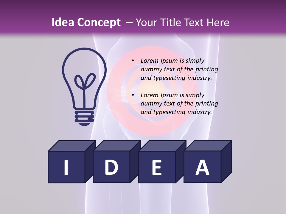 Medical Arthritis Anatomy PowerPoint Template