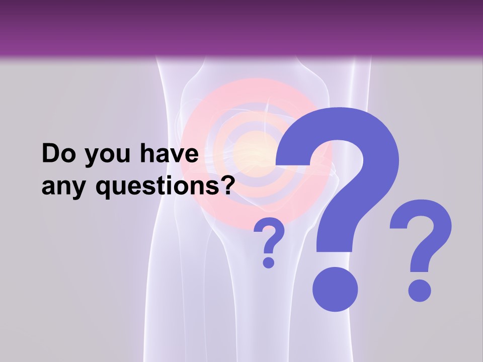 Medical Arthritis Anatomy PowerPoint Template