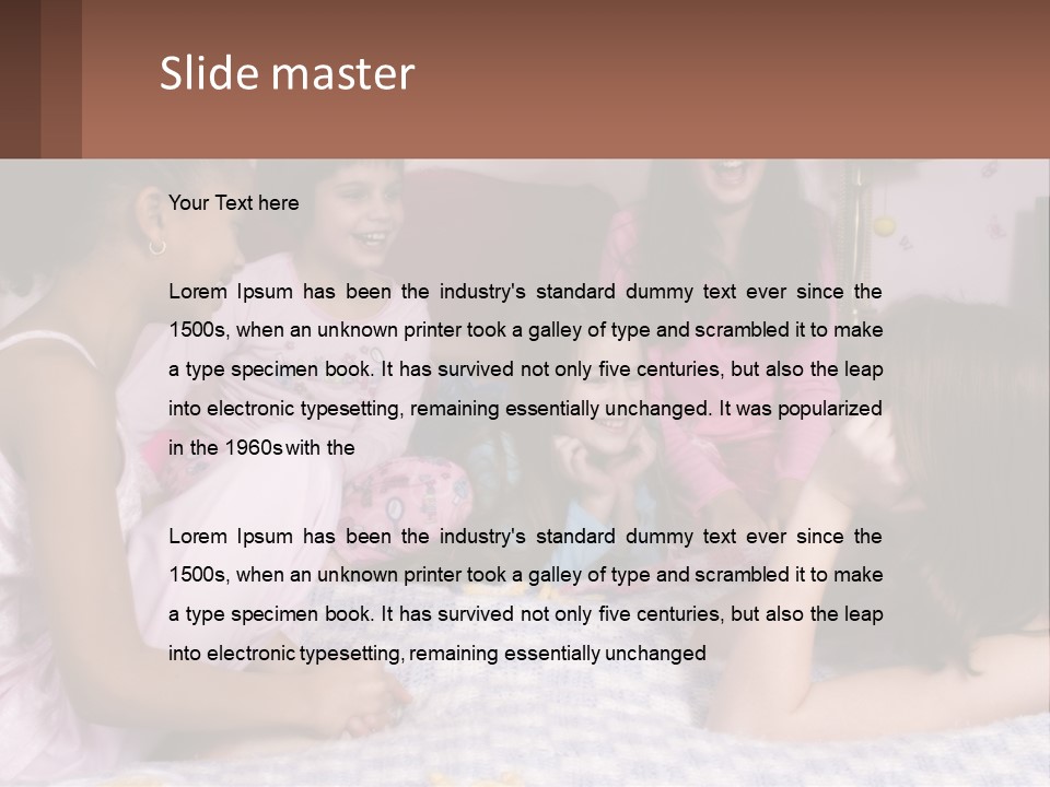 Laughter Friends Funny PowerPoint Template