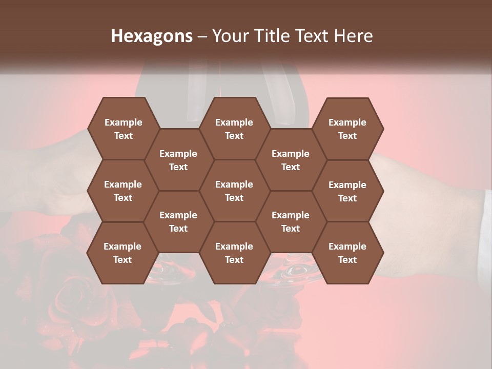 Heart Floral Red PowerPoint Template