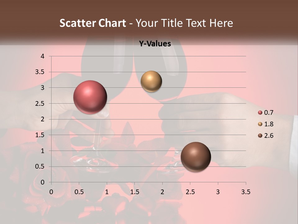 Heart Floral Red PowerPoint Template