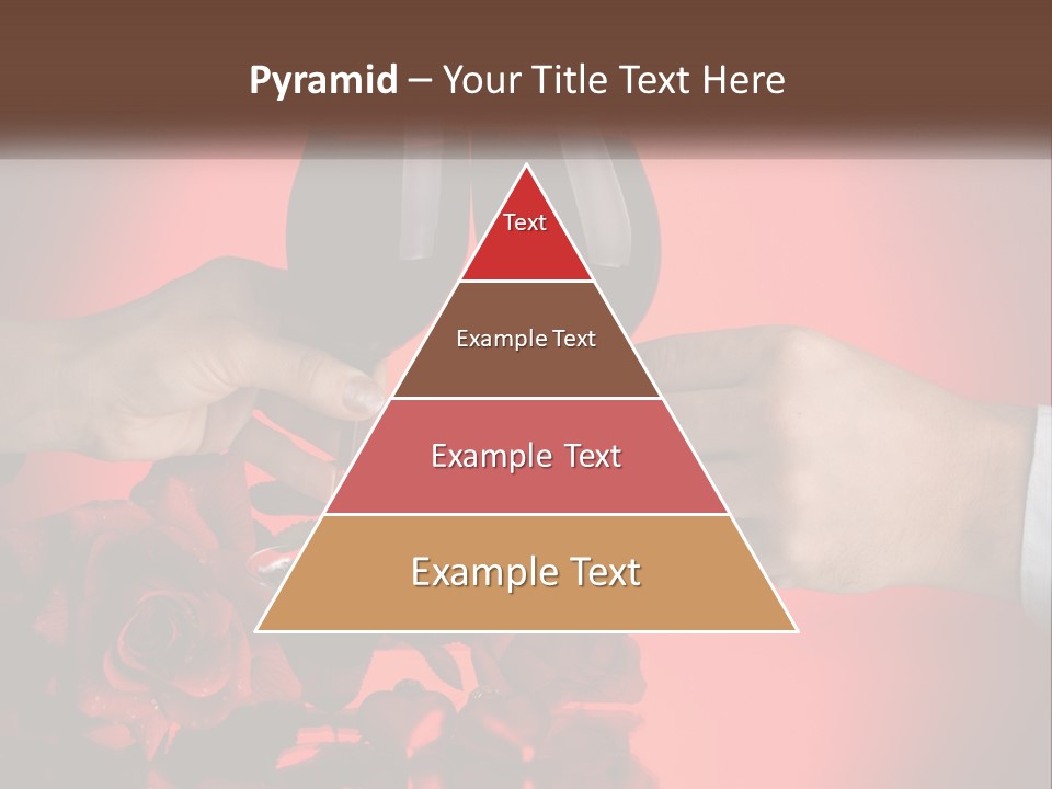 Heart Floral Red PowerPoint Template