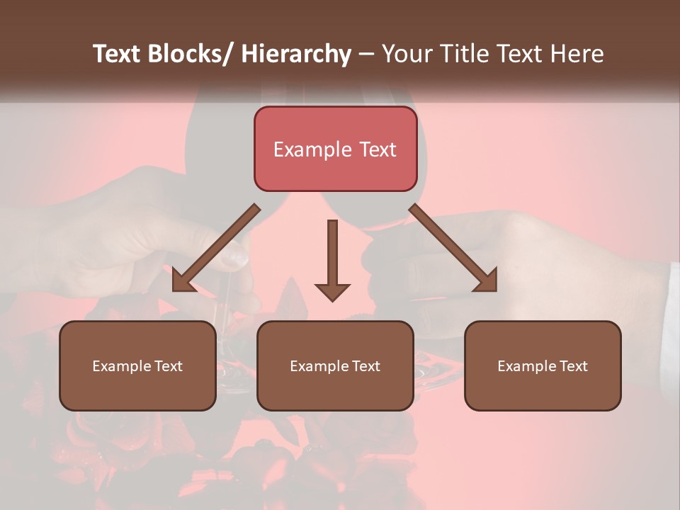 Heart Floral Red PowerPoint Template