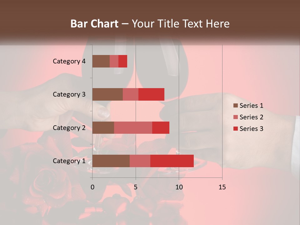 Heart Floral Red PowerPoint Template