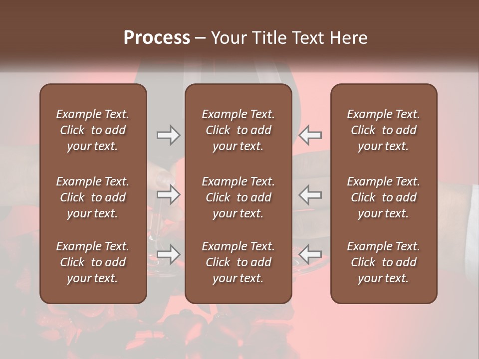 Heart Floral Red PowerPoint Template