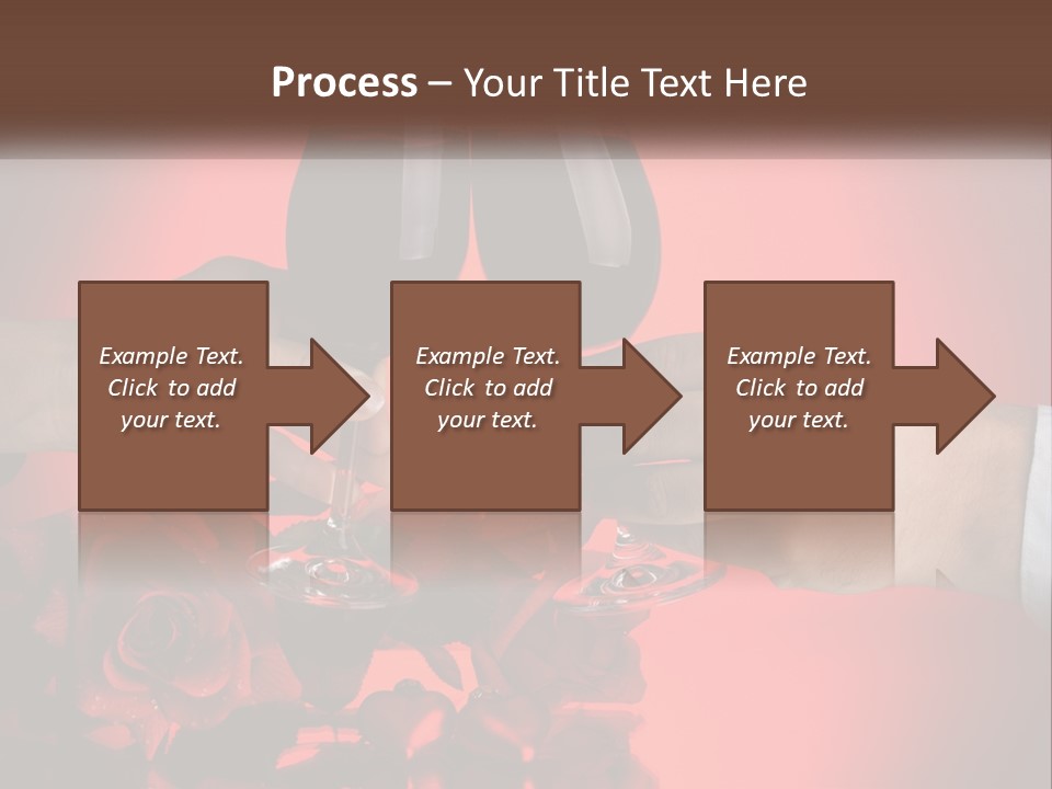 Heart Floral Red PowerPoint Template