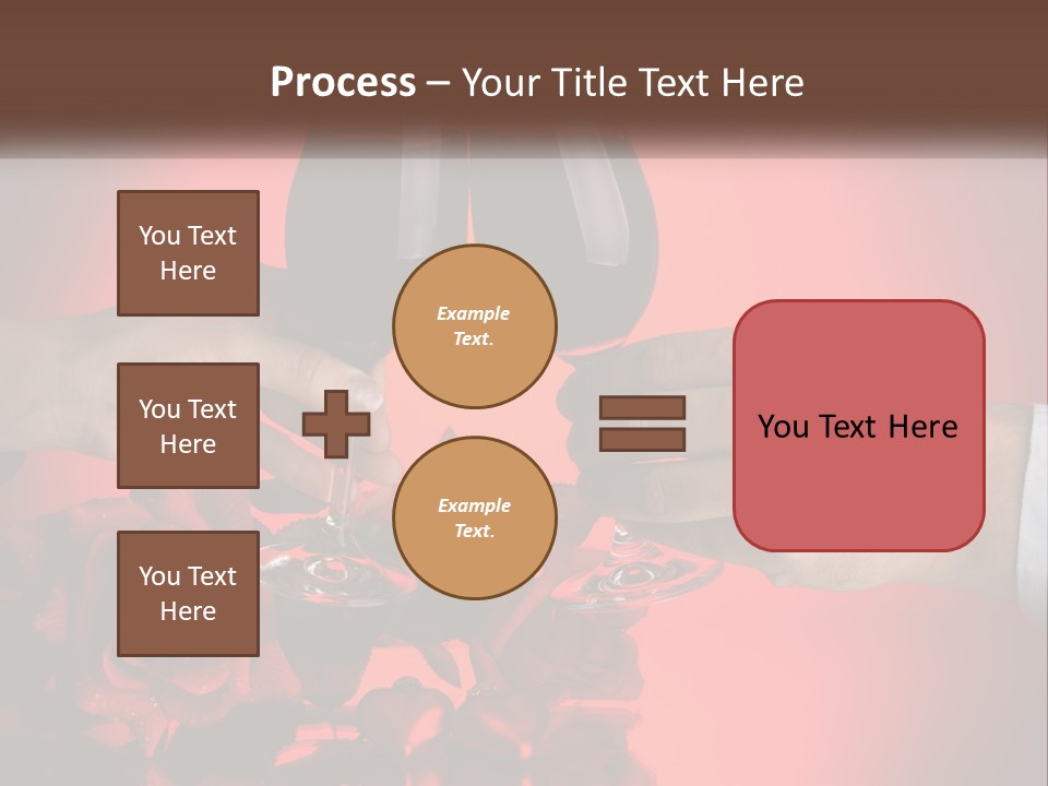 Heart Floral Red PowerPoint Template
