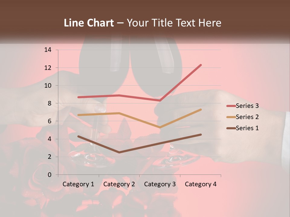 Heart Floral Red PowerPoint Template