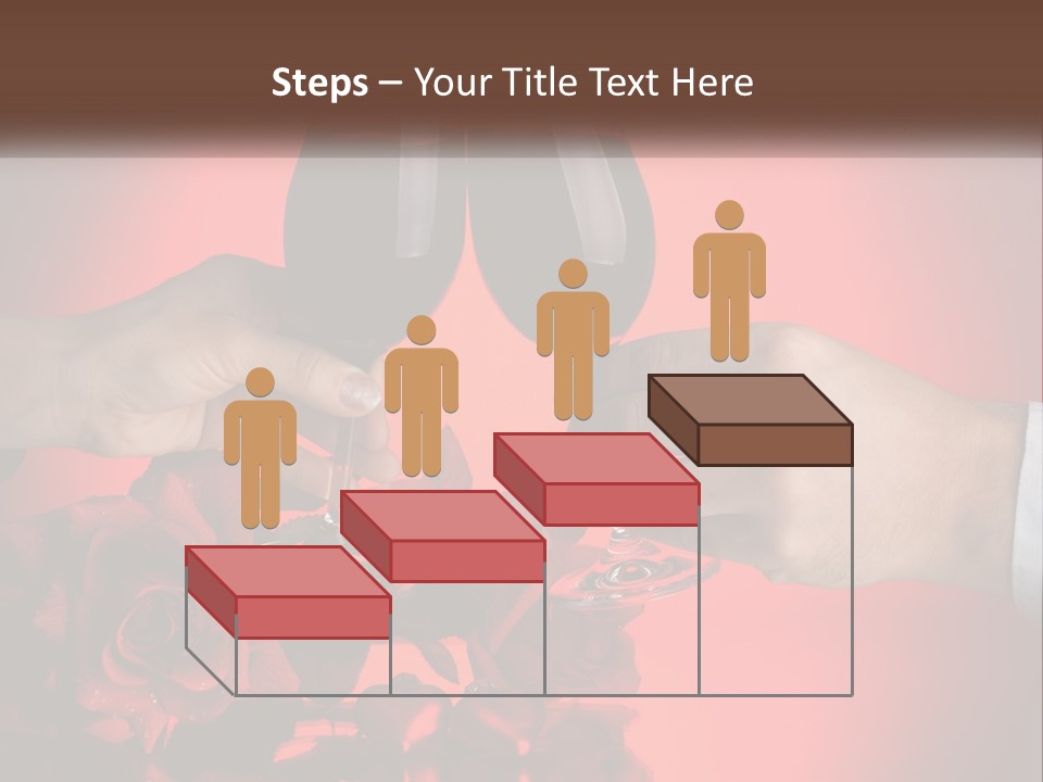 Heart Floral Red PowerPoint Template