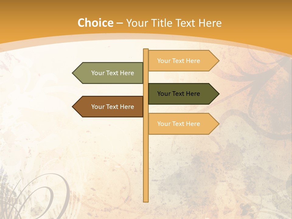 Flourishes Funky Funk PowerPoint Template