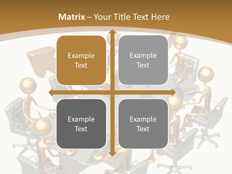 Boardroom Character Illustration PowerPoint Template