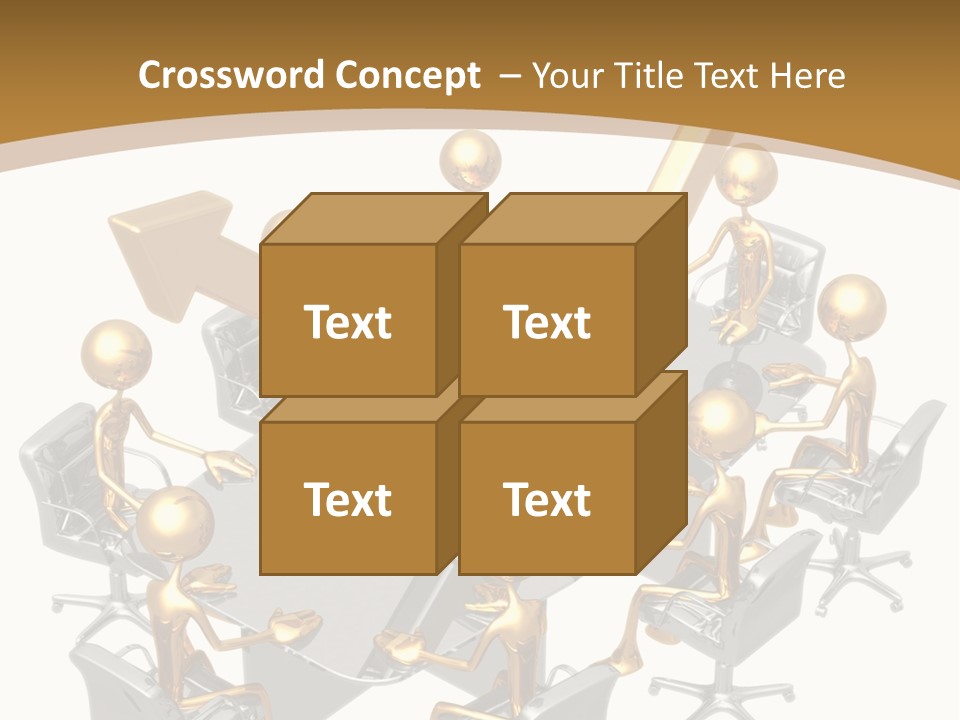 Boardroom Character Illustration PowerPoint Template