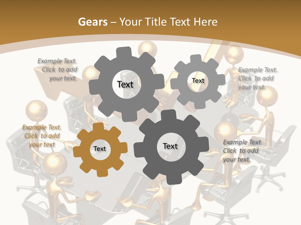 Boardroom Character Illustration PowerPoint Template