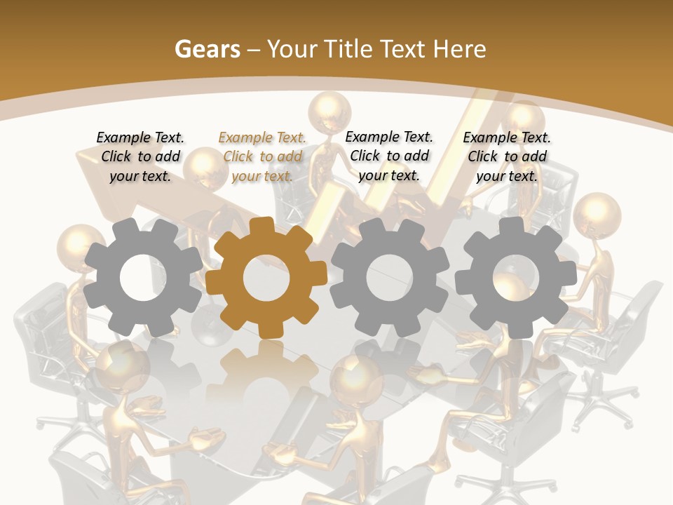 Boardroom Character Illustration PowerPoint Template