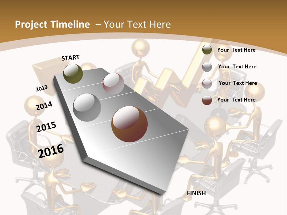 Boardroom Character Illustration PowerPoint Template