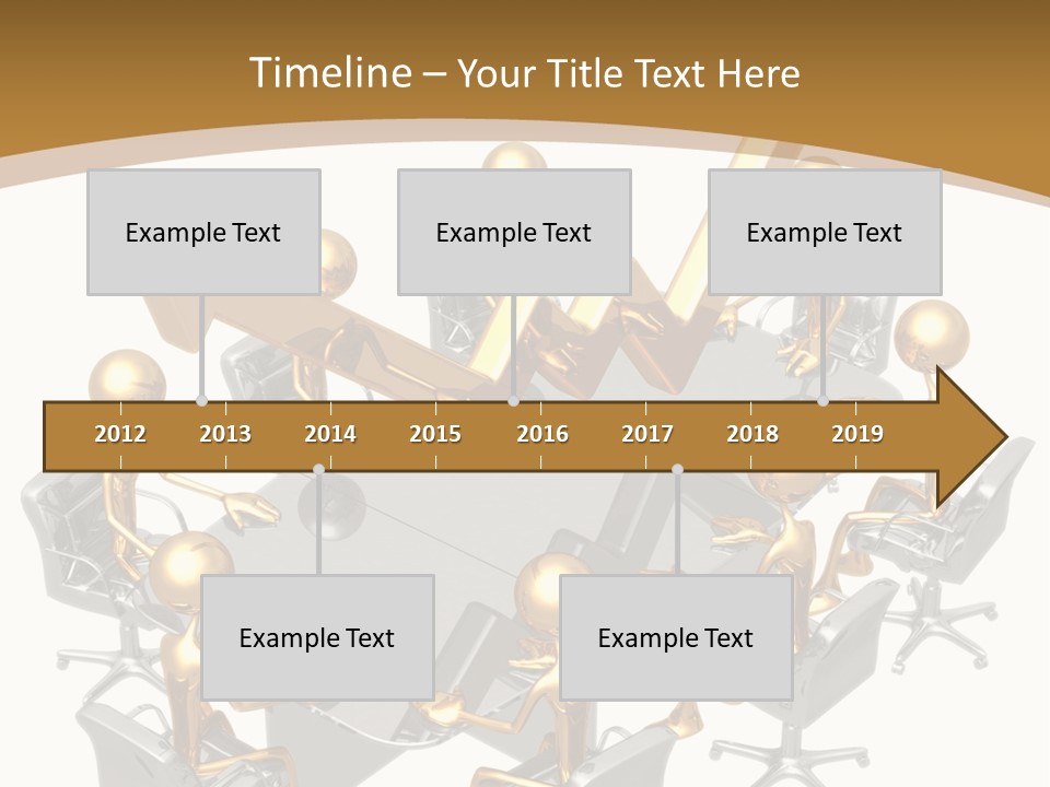 Boardroom Character Illustration PowerPoint Template