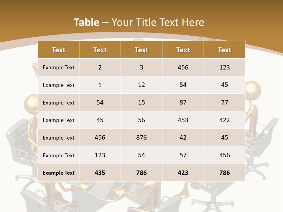 Boardroom Character Illustration PowerPoint Template