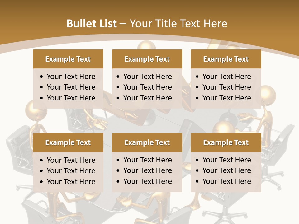 Boardroom Character Illustration PowerPoint Template