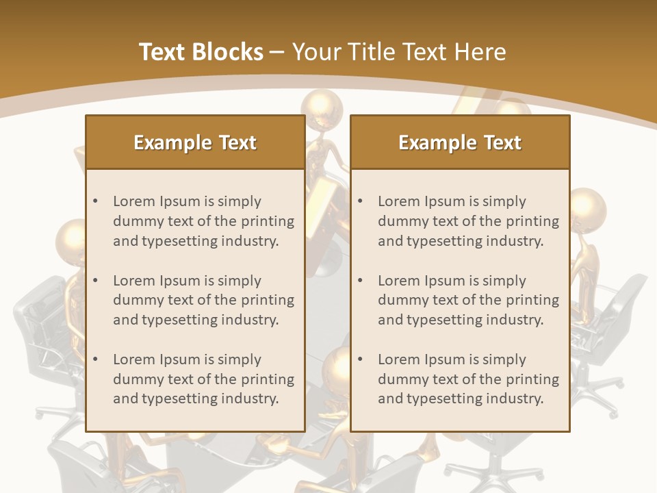 Boardroom Character Illustration PowerPoint Template