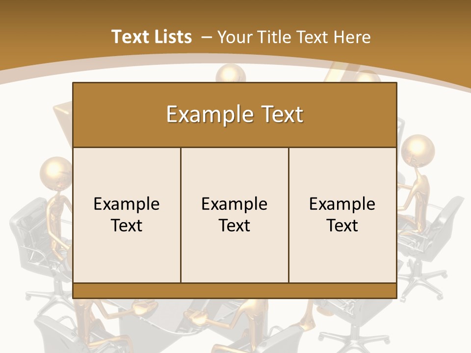 Boardroom Character Illustration PowerPoint Template