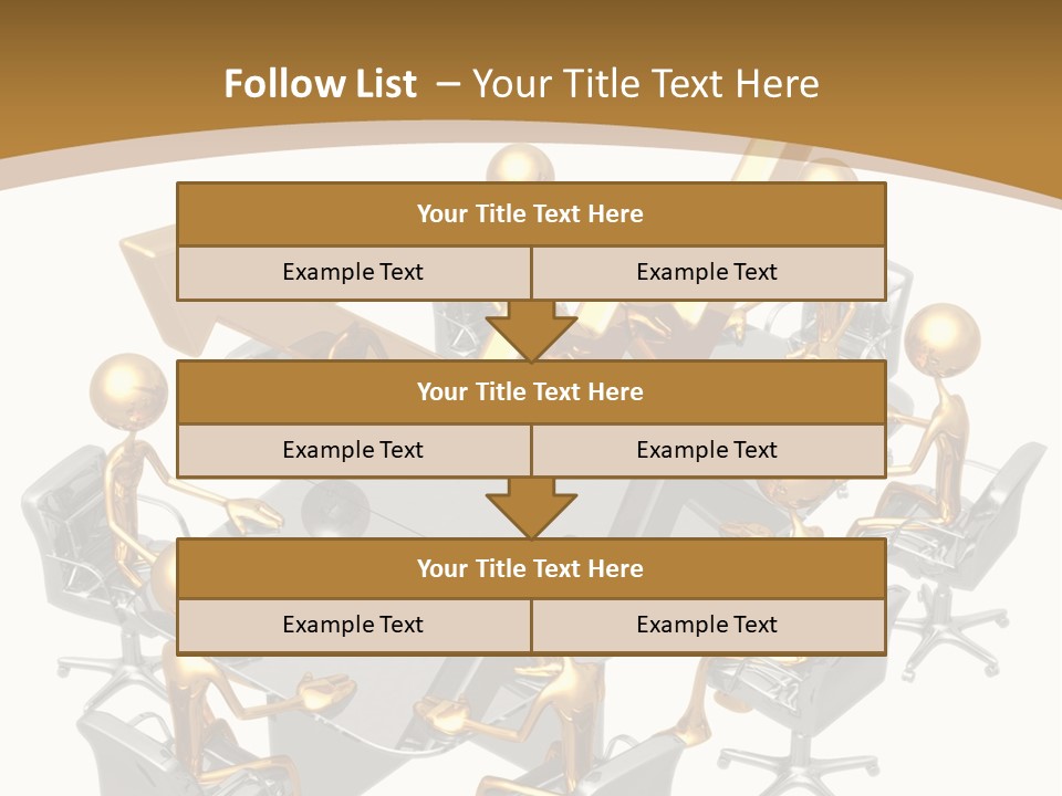 Boardroom Character Illustration PowerPoint Template