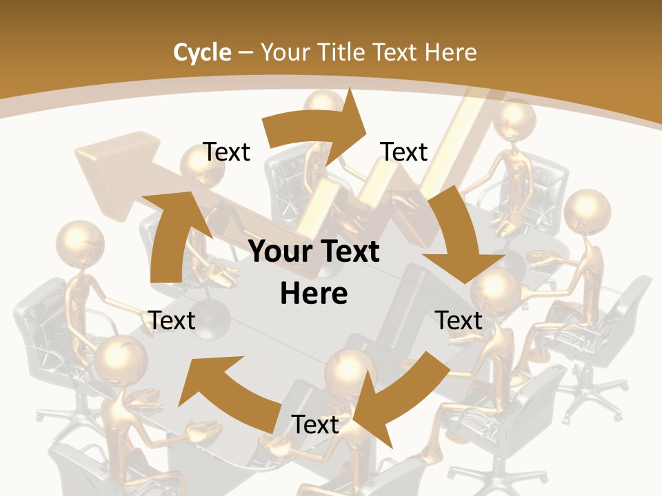 Boardroom Character Illustration PowerPoint Template