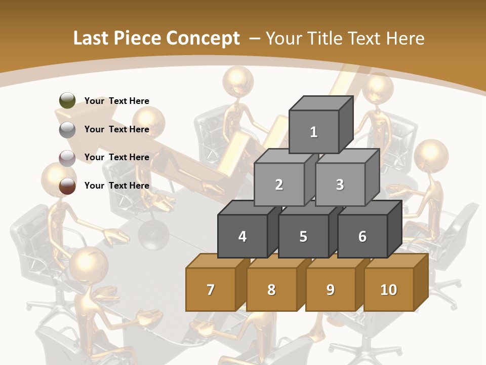 Boardroom Character Illustration PowerPoint Template