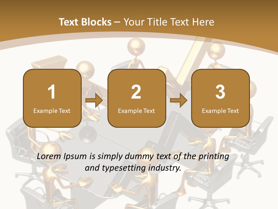 Boardroom Character Illustration PowerPoint Template