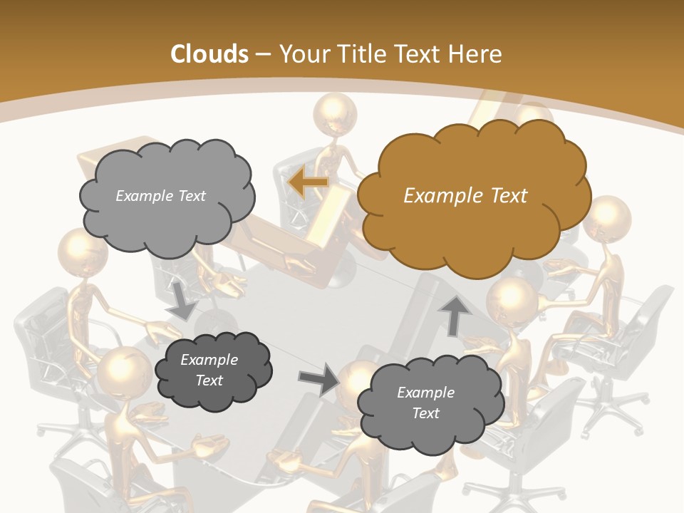 Boardroom Character Illustration PowerPoint Template