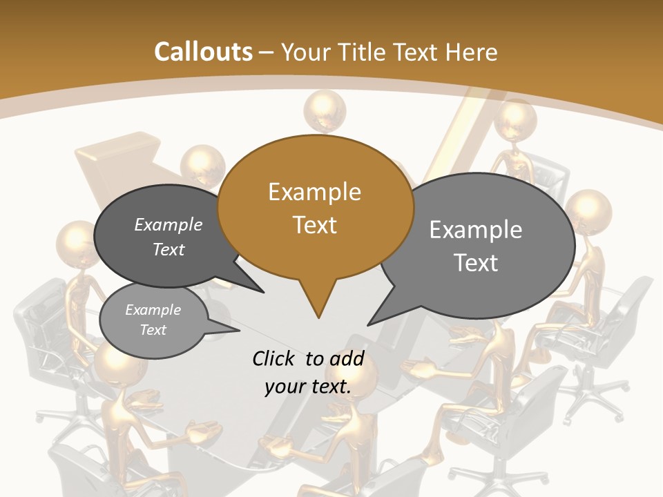 Boardroom Character Illustration PowerPoint Template