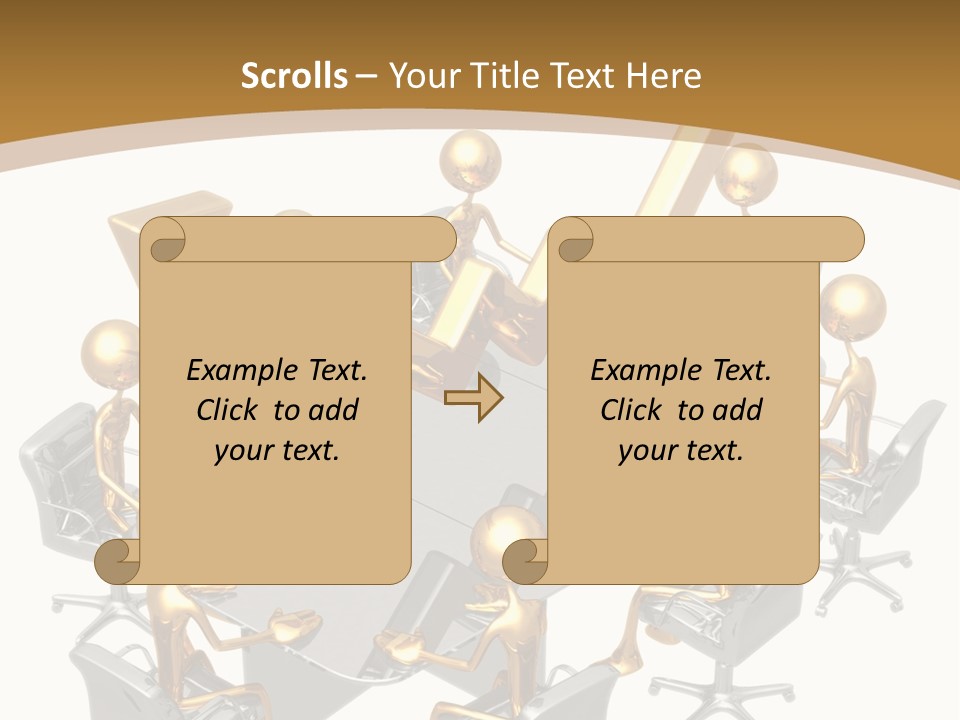 Boardroom Character Illustration PowerPoint Template