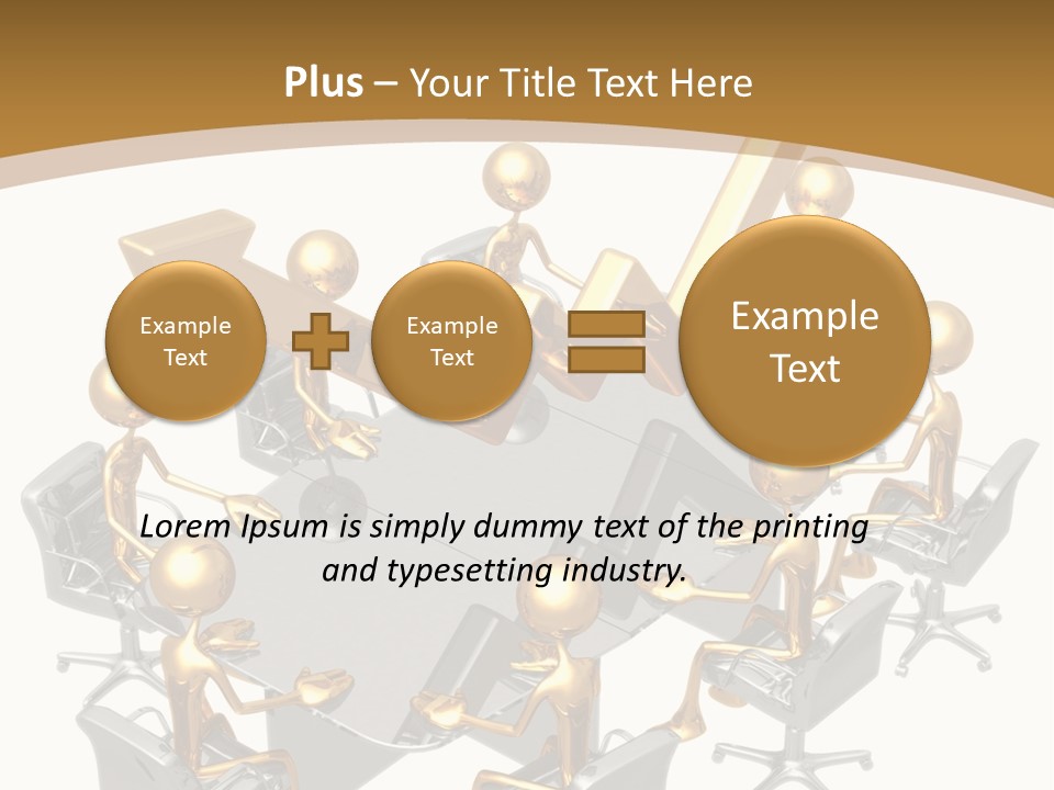 Boardroom Character Illustration PowerPoint Template