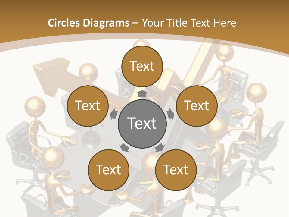 Boardroom Character Illustration PowerPoint Template