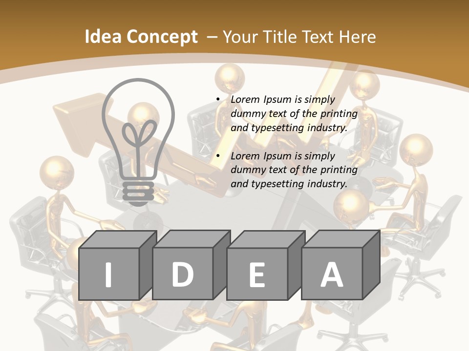 Boardroom Character Illustration PowerPoint Template